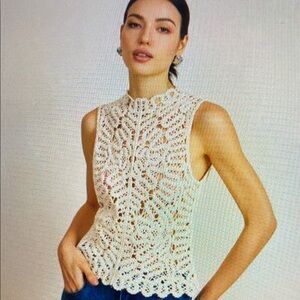 Gray/brown Sleeveless Cropped Tank Top